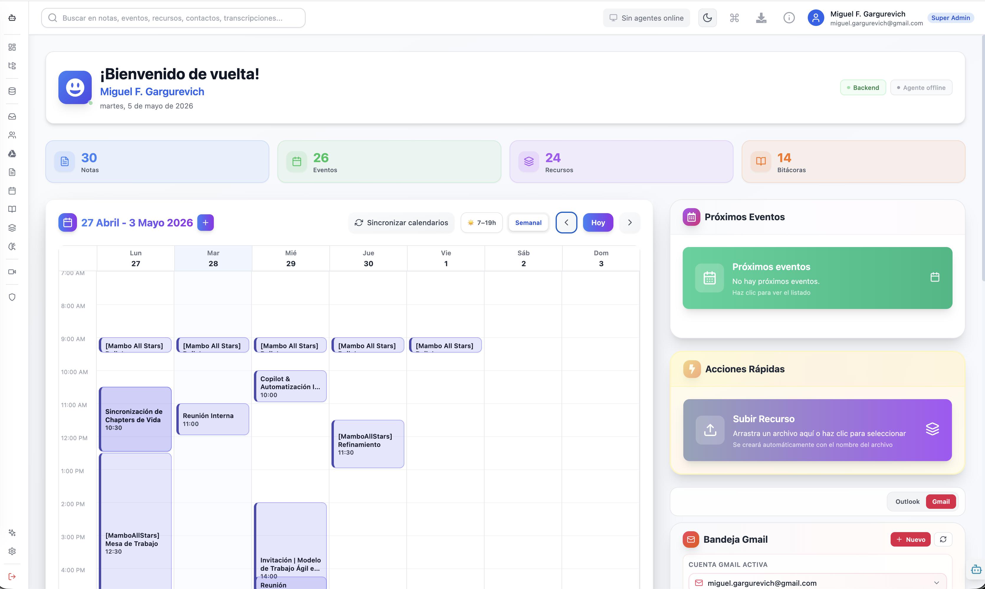 DashboardIA LLM screenshot